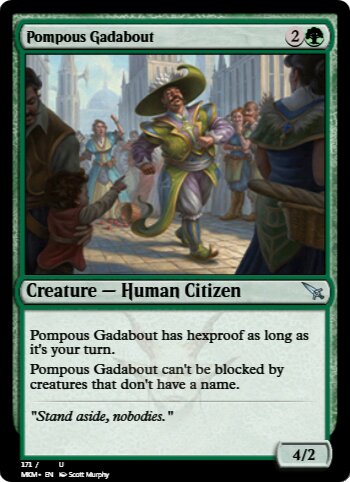 Pompous Gadabout