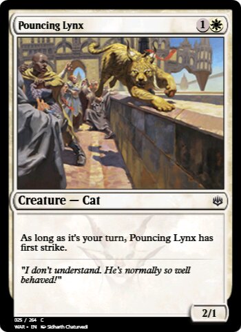 Pouncing Lynx