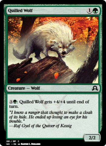 Quilled Wolf