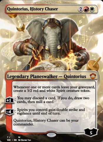Quintorius, History Chaser