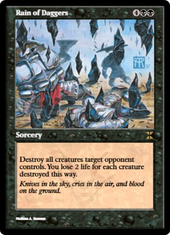 Rain of Daggers
