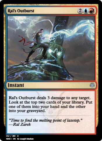 Ral's Outburst