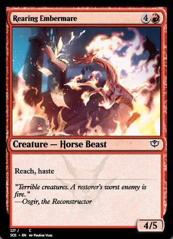 Rearing Embermare