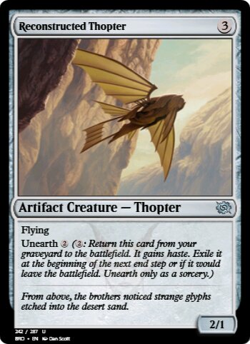 Reconstructed Thopter