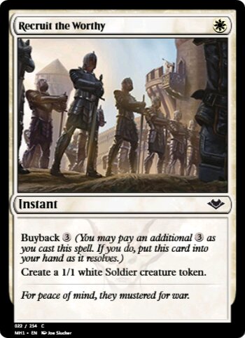 Recruit the Worthy