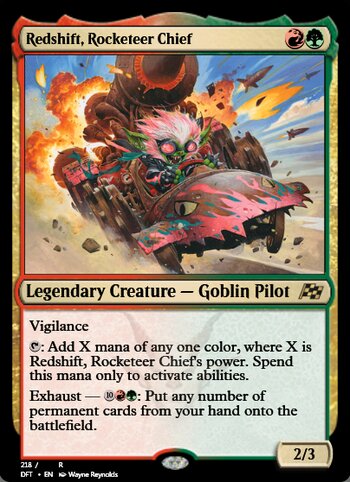 Redshift, Rocketeer Chief