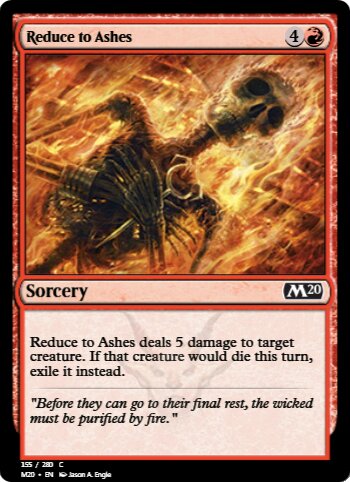 Reduce to Ashes