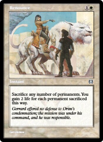 Renounce