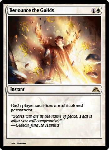 Renounce the Guilds