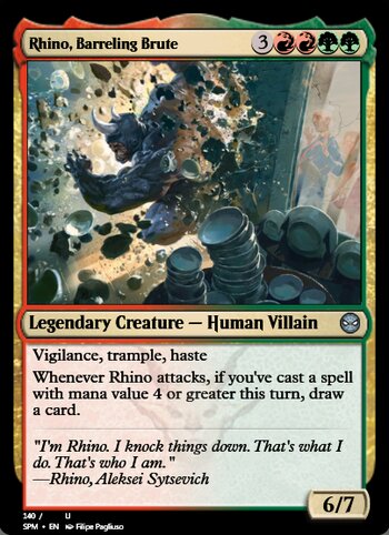 Rhino, Barreling Brute