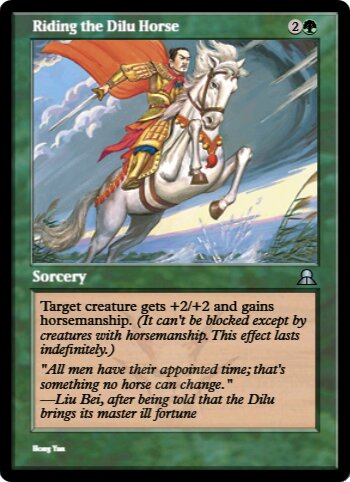 Riding the Dilu Horse