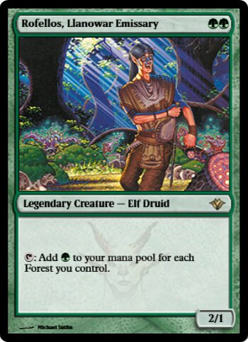 Rofellos, Llanowar Emissary