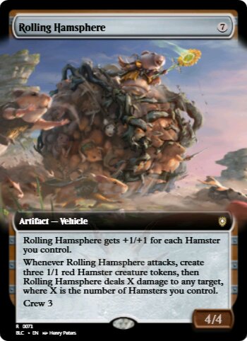 Rolling Hamsphere