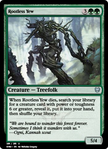 Rootless Yew