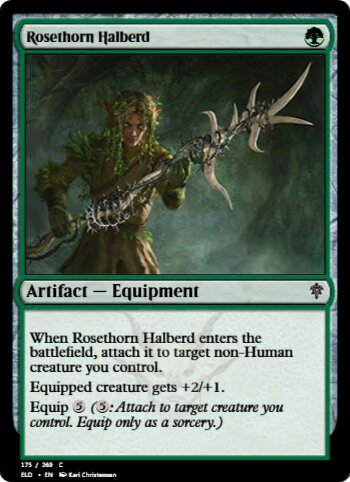 Rosethorn Halberd