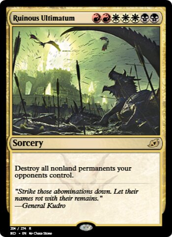 Ruinous Ultimatum