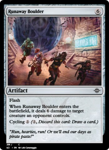 Runaway Boulder