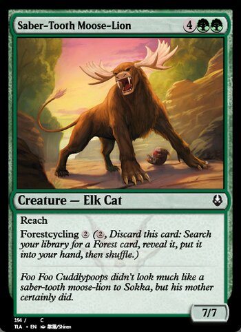 Saber-Tooth Moose-Lion