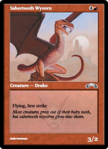 Sabertooth Wyvern