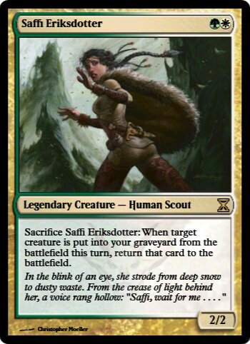 Magic: The Gathering - Saffi Eriksdotter (Time Spiral, TSP) - Carta Singola Rara