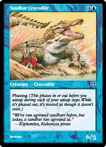 Sandbar Crocodile