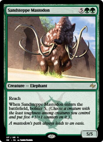 Sandsteppe Mastodon