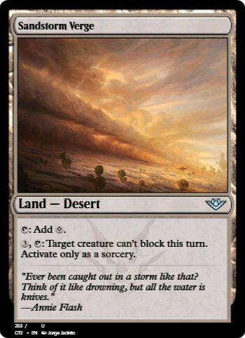 Sandstorm Verge