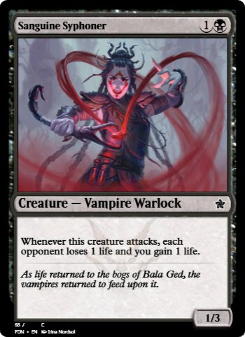 Sanguine Syphoner