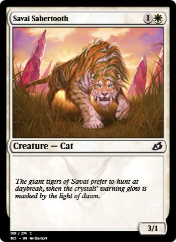 Savai Sabertooth