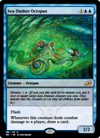 Sea-Dasher Octopus