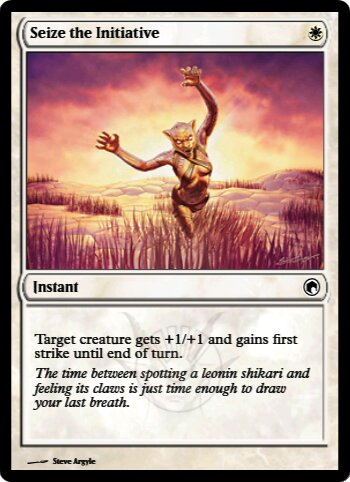 Seize the Initiative