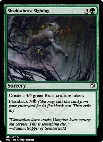 Shadowbeast Sighting