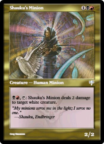 Shauku's Minion