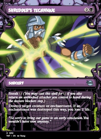 Shredder's Technique