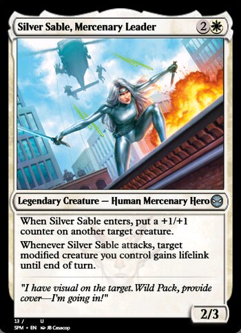 Silver Sable, Mercenary Leader