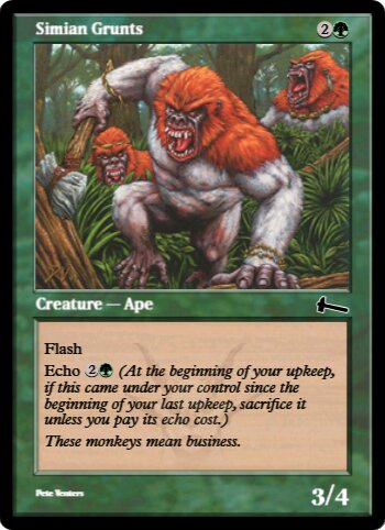 Simian Grunts
