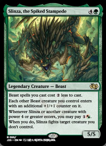 Slinza, the Spiked Stampede