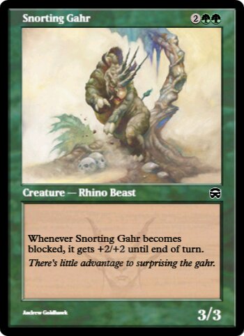 Snorting Gahr