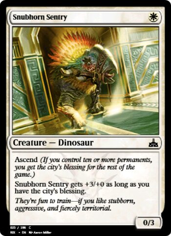 Snubhorn Sentry