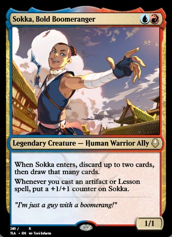 Sokka, Bold Boomeranger