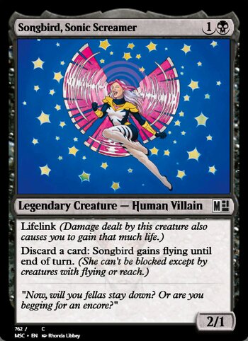 Songbird, Sonic Screamer