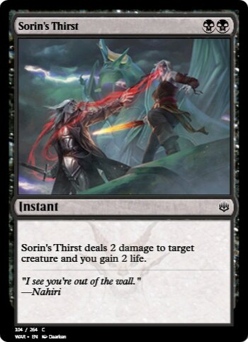 Sorin's Thirst