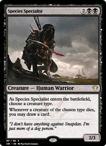 Species Specialist