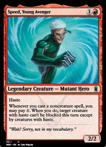 Speed, Young Avenger