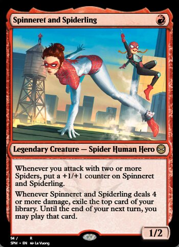 Spinneret and Spiderling