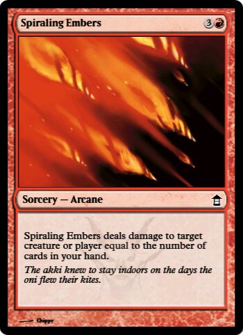 Spiraling Embers