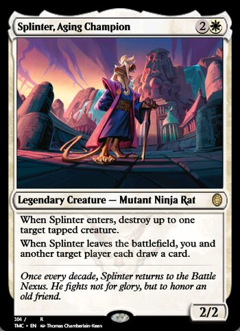 Splinter, Aging Champion