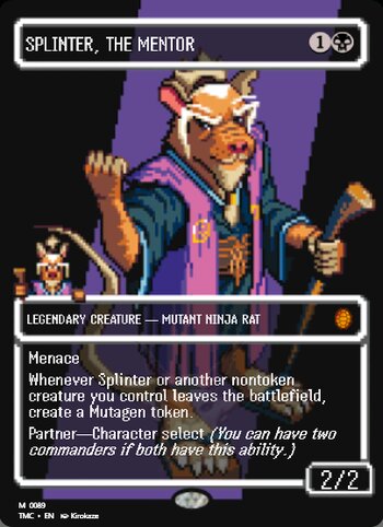 Splinter, the Mentor