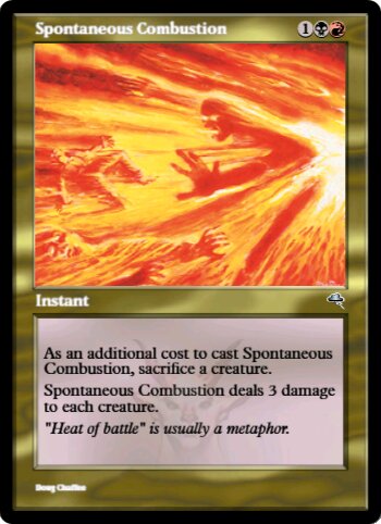 Spontaneous Combustion