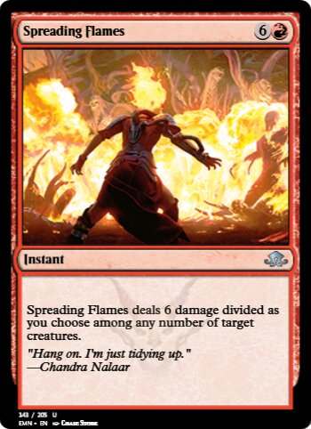 Spreading Flames